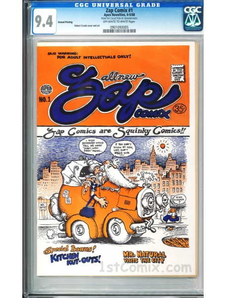 Zap Comix #1 - 2nd
